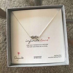 DOGEARED infinity necklace
